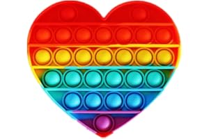 Ousyaah Pincez Sensorielle Jouet, Push et Pop Bubble Sensory Fidget Toy, Rainbow Popit Figit Jouet Autisme Besoins spéciaux Anti-Stress, Jouets Amusants et Jouets Éducatifs (C1)
