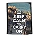 Produktbild Portemonnaie Geldbörse Brieftasche // Q01025197 keep calm and carry on 1302 // Small Size Wallet