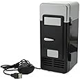 ThreeH USB Minifrigo Birra Refrigeratore/Riscaldatore Frigorifero Portatile for Bevande in lattina H-UF05Black