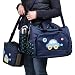 Fafada 4pcs Multifunctional Mummy baby Changing Bag Hospital Nursing Travel Handbag Diaper Set Navy Blue