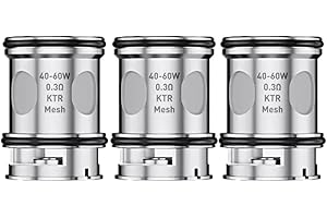 TVDC Lost Vape UB Max Coils, Consistent, Intense Flavors, Single, Dual or Triple Mesh Designs, Dense Cloud, Smooth, Flavourful Draws, Long-Lasting Performance, 3 Pack (X3 0.3ohm)