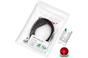 ‎CHANZON Chanzon 100 Stk. SMD 1206 (3,2 mm x 1,6 mm) Rote LED-Dioden lichter 2V 20mA Glühbirne Lampen Elektronikkomponenten Anzeigeleuchtdioden