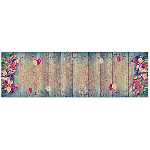 Tischläufer 140x40cm mit Fotodruck Blumenmotiv, Tischdecke Tischsets, in vers. Motiven erhältlich - 3
