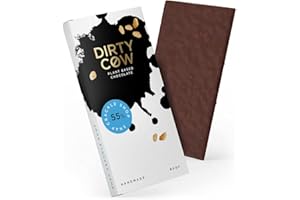 Dirty Cow Plant Based Vegan Chocolate Bar (Snap Crackle Shop, 1 x 80g Bar)