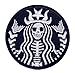Produktbild Klettverschluss Dead Barista Starbucks Mermaid Rockabilly Horror Tattoo Goth Punk Rock Patch