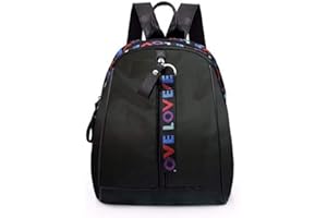 CYCHEN Moda donna donna zaini e zaini borse casual zaino in finta pelle borse scuola zaino impermeabile antifurto zaino viaggio scuola vintage borsa a tracolla grande capacità nero, Nero, L