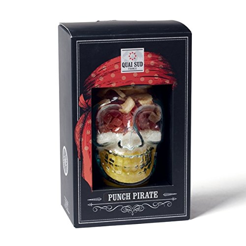 Preisvergleich Produktbild Mischung für Rum – Punch arrangiert – Cocktail – 1 Glas Totenkopf