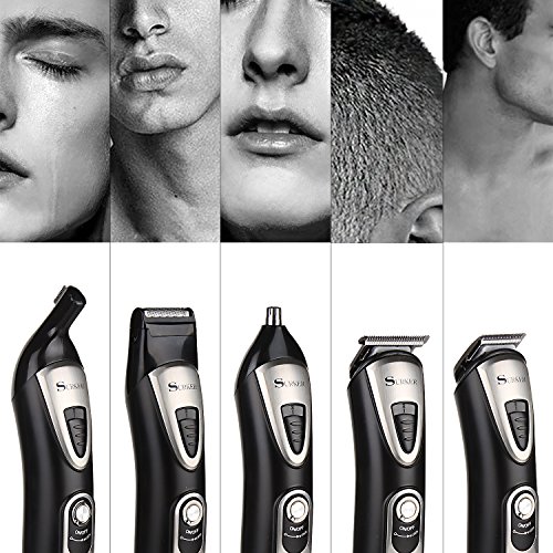 Surker Multifunktions Schnurlose Haarschneider 5 in 1 wiederaufladbare Haarschneider für Männer - 3