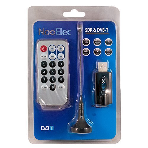 Nano-P NESDR NooElec, negro: peque&ntilde;o USB RTL-SDR e ADS-B receptor/juego W RTL2832U e R820T Tuner, PAL entrada. Low-cost Software definido Radio Compatible con muchos SDR Software packages. ESD-seguro!