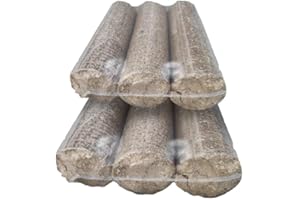 Eco Barn Briquettes 12KG - Wood Burning Stove & Pizza Oven Firewood, Burns for up to 12 Hours