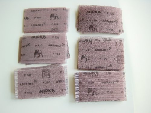 Abranet SchleifStreifen Starterset K 80 - 400 für Drechsler / Woodturner, drechseln Woodturning