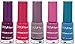 Color Fever Nail Polish Value Pack - Mini Pops - Pink/Mauve/Blue/Brown, 0.85 Ounce (Pack of 5) RS.315.00