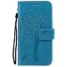Produktbild Nancen Tasche Hülle für Motorola Moto G2/G LTE (5,0 Zoll) Flip Schutzhülle Zubehör Lederhülle mit Silikon Back Cover PU Leder Handytasche im Bookstyle Stand Funktion Kartenfächer Magnet Etui Schale