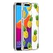 Produktbild Eouine Huawei Y6 2018 Hülle, Schutzhülle Silikon Transparent mit Muster Motiv Handyhülle [Ultra Dünn] Slim Stoßfest Weich TPU Bumper Case Backcover für Huawei Y6 2018 (Ananas)