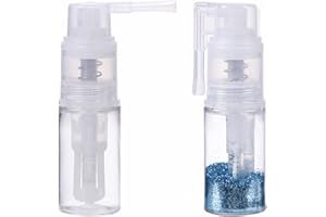 Briartw Lot de 2 vaporisateurs à paillettes vides de 14 ml pour travaux manuels, scrapbooking, fabrication de cartes, cadeaux, multi-usages