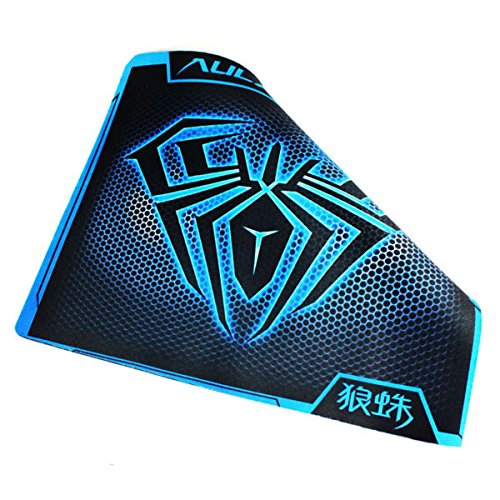 Mauspads, FNKDOR Gaming Mouse-Pad Spinnenmuster Blau 29.5*23.5cm - 5