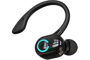 MAOW Bluetooth 5.2 Earphones - Wireless In-Ear Bluetooth Headset with Noise Canceling Microphone for Business, Office, Driving, Sports
