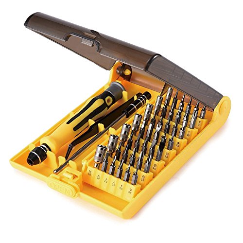 Aogolouk 45-en-1 de la precisión del destornillador de la multifunción, teléfono móvil del ordenador Aogolouk la reparación del reloj desmonta la herramienta Paquete de Combinación