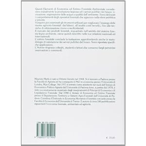 Elementi di economia ed estimo forestale-ambientale