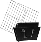 PEARL Faltgrill: Camping-Grillset: Faltbarer Klappgrill und Mini-Campingleuchte (Zusammenklappbarer Grill) – Bild 4