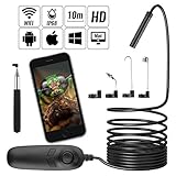 Bilderfassung und Videoaufnahme - Nehmen Sie Bilder oder Videos mit einer Auflösung von 1200P auf. Nach dem Herstellen der Verbindung mit WLAN können Sie diese direkt auf dem Telefon oder Computer speichern, um detailliertere Informationen zu erhalten.