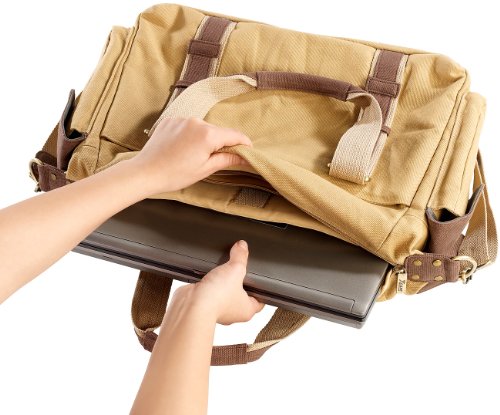 Xcase Canvas-Tasche mit Notebookfach 38 x 27 x 3 - 2