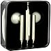 Produktbild Original Huawei Headset AM16 Gold Jewel Case in Gold für Mate 10 Pro Kopfhörer Ohrhörer geformt Head-Set 3,5mm Stecker Stereo Sound + gratis Bildschirm Reinigungspad