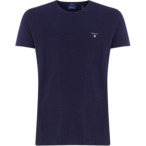GANT MD. FALL SS T-SHIRT, T-shirt Uomo, Marrone ( ROASTED WALNUT ), S
