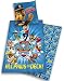 Produktbild Paw Patrol Bettwäsche Wendebettwäsche 100% Baumwolle Bettbezug 140 x 200 + Kissenbezug 70 x 90 Dekoidee die Pat 'PATROUILLE