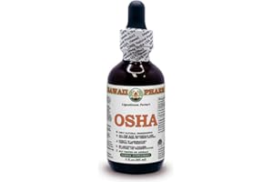 HAWAII PHARM OSHA (Ligusticum Porteri) Dry Root Alcohol-Free Liquid Extract Glycerite 60 ml