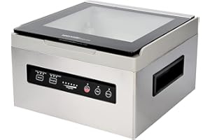 Sous Vide Tools IV3.0 Chamber Vacuum Sealer, black and silver