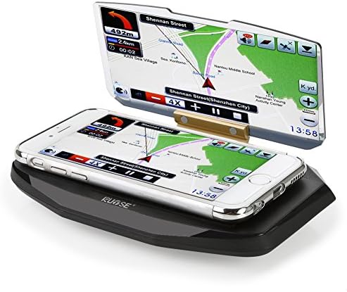Rupse GPS head up display for smartphone car GPS navigation system (you can see the image without lowering your head while driving)