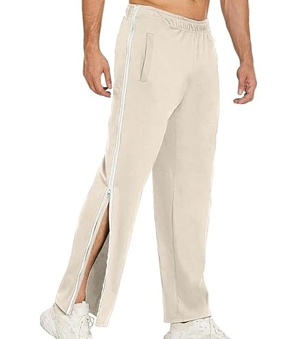 Revalidatiebroek For Heren Met Zijopening, Revalidatiebroek For Dames En Heren Met Opening Opzij, Lange Baggy Sportbroek Met Zijkant Met Ritssluiting, Snelsluitbroek Met Wijde Pijpen (Color : Blue