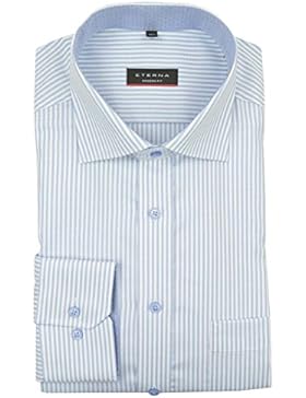 Eterna Modern Fit Hemd weiß gestreift