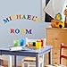 RoomMates Repositionable Childrens Wall Stickers - Primary Letters