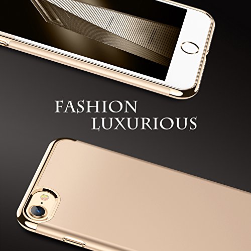 Humixx Funda iPhone 7  Anti-Rasgu  os Resistente Espalda Dura y Suave Interior de Silicona Carcasa Protectora 360 Grados Protecci  n H  brida de Ca  da Caso Antigolpes Case Cover para Apple iPhone 7
