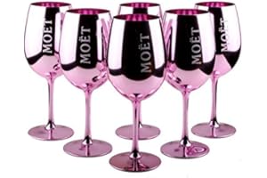 MOËT & CHANDON Moet & Chandon Imperial - Set di 6 bicchieri in vetro rosa champagne