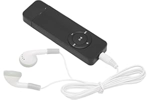 Bewinner Lettore MP3, Mini Lettore Musicale Lettore MP3 con Chiavetta USB, Lettore Musicale Portatile HiFi Lossless Sound per Studenti Che Corrono in Viaggio, Supporta Fino a 64 GB(Nero)