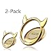 Produktbild Finger Ring Stand, 360 Degree Rotation Cell Phone Grip Spinner Mount Mirror Holder Kickstand for iPhone X 8 Plus 7 Plus 6S Galaxy Note 8 S8 S7 Edge Etc Smartphones and Tablets-Gold-EM-18110049-EM-GD