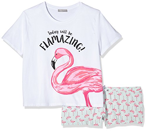 New Look Women's Flamazing Maternity Pyjama Set, Pink (Pink Patterned), Medium