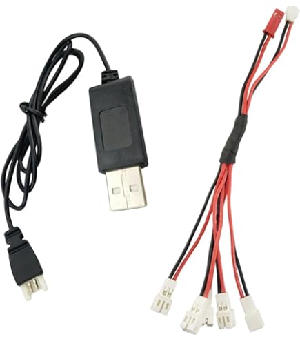 Vhbw Câble USB De Chargement 50 Cm – Compatible Hubsan H107L C/D, U816, V930, V977, X4 H107 Drone