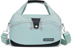 Fiorky Sac à bandoulière pour femme - Grande capacité - En tissu Oxford - Étanche - Antivol - Tendance - Pour les voyages - Sac à main pour maman