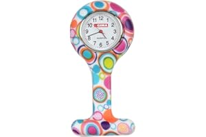 Gima - Silicone Nurse Watch, Round Dial, Bubble Pattern, 20423