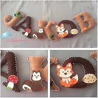 Namensgirlande Waldtiere