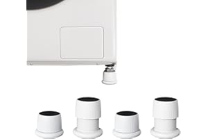 nediea Einstellbare Anti Vibration Waschmaschinen Unterlage, Antivibrationsmatte für Waschmaschinen, Schwingungsdämpfer Waschmaschine, Universal Möbel Pads 4 Stücks