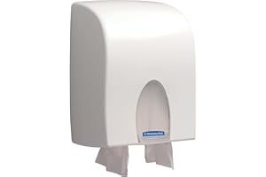 Kimberly-Clark Professional, 9962, Dual Folded Folded Hand Towel Dispenser, White, 1 x 1 Dispenser