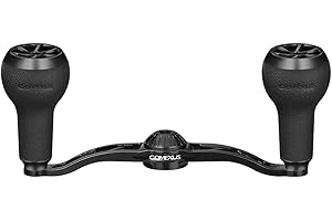 GOMEXUS 100mm Alluminio Manovella Mulinello per Shimano Curado Cardiff Aldebaran Daiwa Tatula Steez Zillion Abu Garcia Zata 13 Fishing Baitcaster Mulinelli, 8x5mm/7x4mm