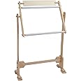 TUWEI Adjustable Embroidery Stand, Wooden Embroidery Frame 360° Rotated Needlework Stand Holder, Cross Stitch Stand Embroidery Hoop Stand for Arts Crafts Sewing Needlework Supplies