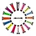 Moon Glow - Neon UV Face & Body Paint - 12ml Full Set of 16 - includes UV Keyring
