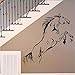 Produktbild WFYY Pferd Runaway Wandaufkleber Cartoon Pferd Füße Aufzug Wandtattoo Wohnkultur 40X91 cm